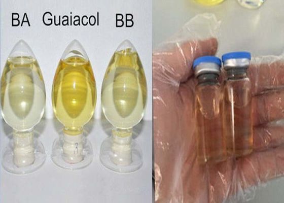 Steroidy na bazie oleju gwajakowego CAS 90 05 1 Jasnożółty Liquild Potężny rozpuszczalnik hormonalny